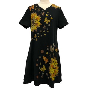 Tunic Butterfly Floral Pattern A-Line Rhinestone