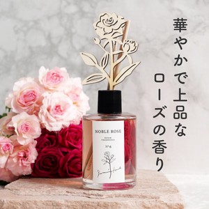 インテリアディフューザー ／ ローズの香り【日本製 ウッドスティック付き 植物由来 ギフト バラ 母の日】
