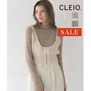 【SALE】2WAYリネンニットビスチェ/CLEIO