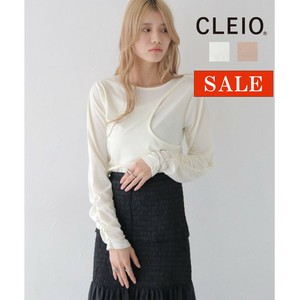 【SALE】カーブカットシャーリングプルオーバー/CLEIO
