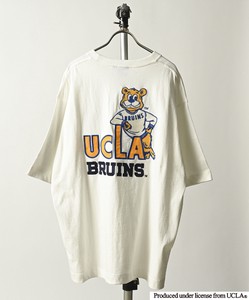 【UCLA】貼り付け＋刺繍ショートスリーブBIGTEE
