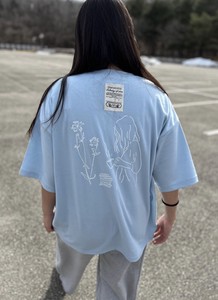 【2024春夏新作】イラストプリントラベルTシャツ