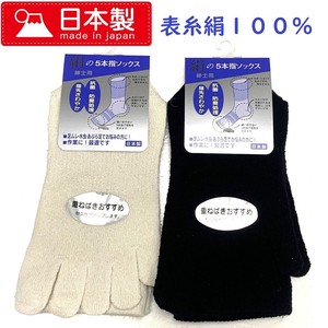 Crew Socks Antibacterial Finishing Silk Socks Made in Japan