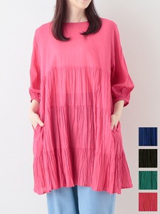 Casual Dress Tunic Indian Cotton Spring/Summer One-piece Dress