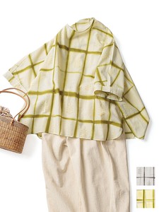 Button Shirt/Blouse Pullover Spring/Summer Cotton Linen