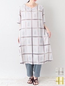 Casual Dress Spring/Summer Cotton Linen One-piece Dress