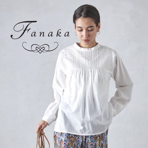 [SD Gathering] Button Shirt/Blouse Gathered Blouse Fanaka Embroidered