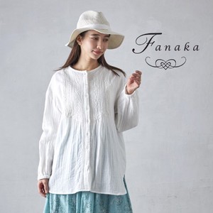 【SDギャザリング】【Fanaka2024SS新作】ダブルガーセアンティーク風前開きブラウス