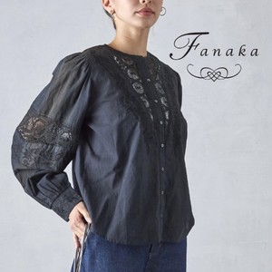 [SD Gathering] Button Shirt/Blouse Leaver Lace Antique Fanaka Embroidered