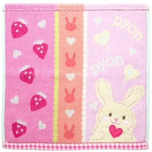 擦手巾/毛巾 粉色 兔子 动物