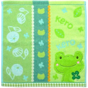 Face Towel Frog Animal Green