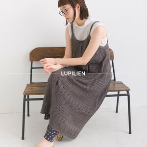 [SD Gathering] Sweater/Knitwear Camisole One-piece Dress Openwork Lace Knit