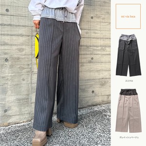 Full-Length Pant Stripe Easy Pants