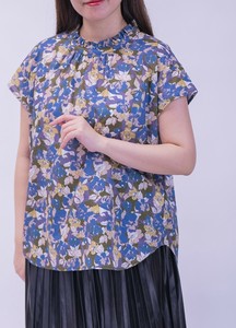 Button Shirt/Blouse Small Floral Pattern Summer Printed Cotton Spring NEW