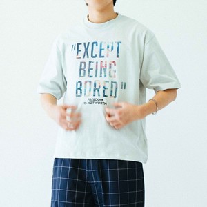 【メンズ】USAコットン天竺 - プリント半袖Tシャツ