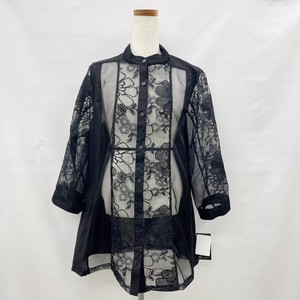 Jacket Collarless Floral Pattern Spring/Summer 7/10 length