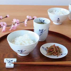 【藍花】おすもうさん 飯碗 湯呑 皿 箸置 波佐見焼 日本製