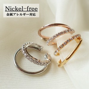 [SD Gathering] Clip-On Earrings Gold Post Earrings Ear Cuff Ladies Made in Japan