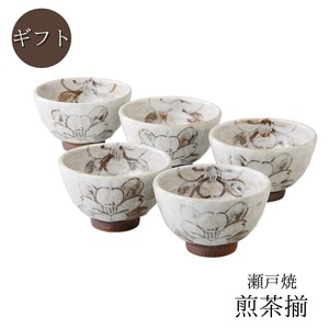 ギフトセット 秀峰窯　志野野の花煎茶揃  日本製