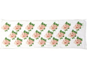 フランセ　フェイスタオル　四枚あわせガーゼ＜日本製＞＜花柄・バラ柄＞