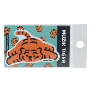 【ステッカー】MUZIK TIGER ダイカットミニステッカー ねそべり