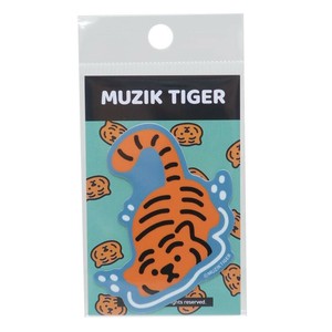 【ステッカー】MUZIK TIGER ダイカットミニステッカー 泳ぐ