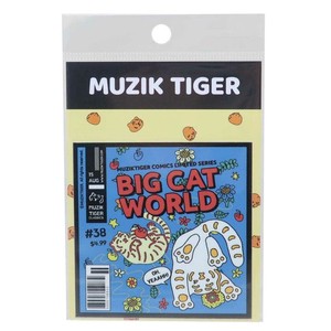【ステッカー】MUZIK TIGER ダイカットステッカー BIG CAT WORLD