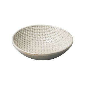 【信楽焼】モザイクホワイト 16cm丸鉢