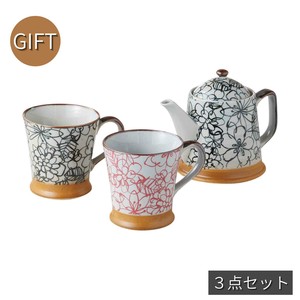 美浓烧 西式茶壶 礼盒/礼品套装 日本制造