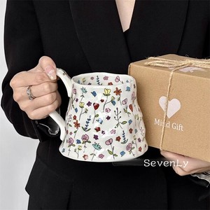 韓国ファッション コーヒーカップ マグカップ 陶器「2024新作」