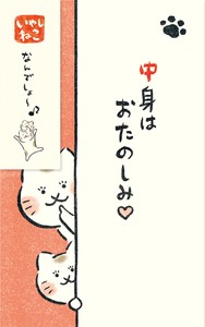 Furukawa Shiko Envelope Pochi-Envelope Healing Cat