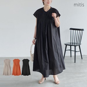 Casual Dress Sleeveless Cambric Cotton 【2024NEW】