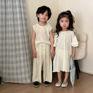 韓国スタイル シンプル ワンピース or パンツ上下セット トドラー ベビー 新生児 キッズ 子供服