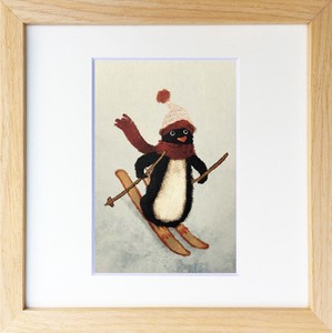 アートフレーム　 菜生(nao)　200series ペンギン　スキー