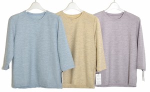 T 恤/上衣 针织衫 2024年 横条纹 7分袖 日本制造