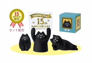 Animal Ornament Black-cat Mascot