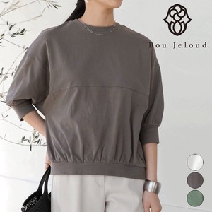 T-shirt Dolman Sleeve Tops Casual Switching Cut-and-sew 2024 Spring/Summer