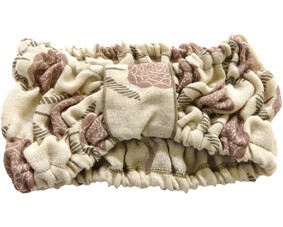 Hairband/Headband Floral Pattern Linen-blend Made in Japan