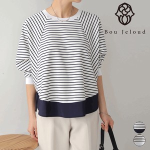T-shirt Pullover Border Switching 2024 Spring/Summer