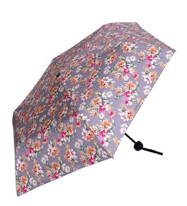 ☆ﾌﾟﾘﾏﾍﾞｰﾗ 晴雨兼用折り畳み傘 ｸﾞﾚｰ　花柄/レディース/カラフル/オシャレ