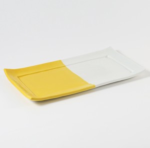 Hasami ware Main Plate Yellow