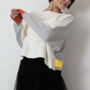 Sweater/Knitwear Dolman Sleeve 2-way