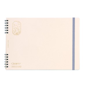 Quarry notebook B5wide GQB5 クオリーリングノート B5 メモ 方眼 5mm ログ アイデア