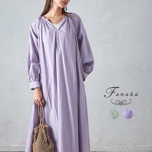 Casual Dress Pudding Stripe A-Line Fanaka One-piece Dress