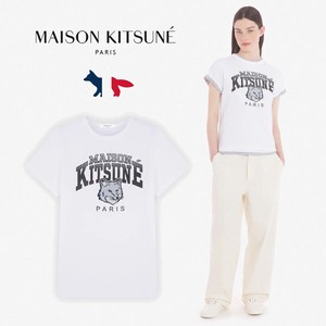 Maison Kitsune レディース 半袖 WHITE メゾンキツネ
