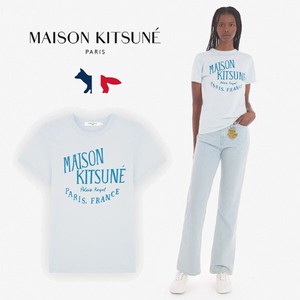 Maison Kitsune レディース 半袖 BLUE メゾンキツネ