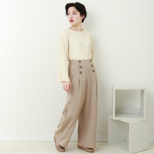 Full-Length Pant Stretch Wide Pants