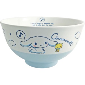 サンリオ シナモロール 茶碗 青空写真 シナモン ブルー