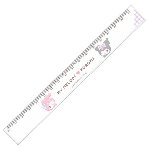Ruler/Measuring Tool My Melody KUROMI 17cm NEW