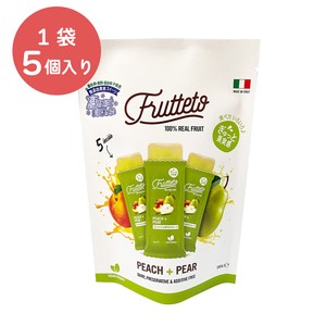 【NEW】FRUTTETO ピーチ＆ペアー(5個入り)  アイスキャンディー
